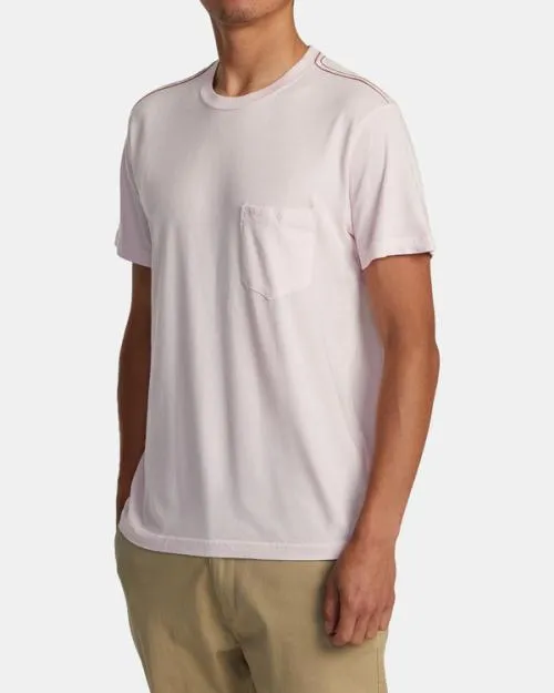 Rvca PTC II Pigment Tee Light Pink Men Short Sleeves