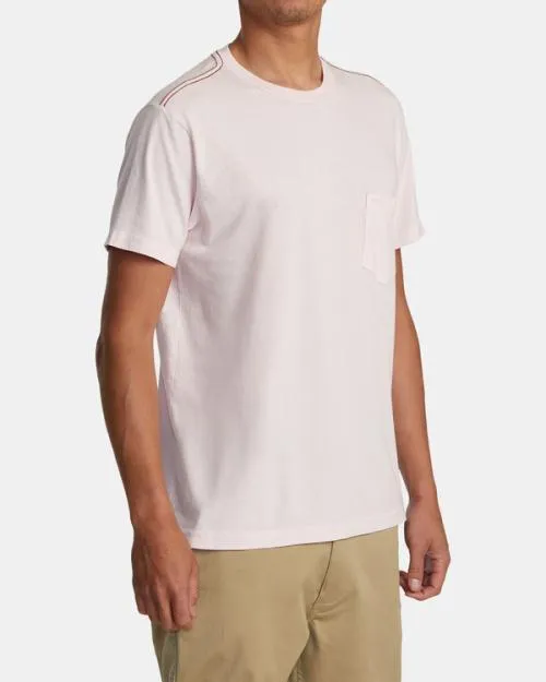 Rvca PTC II Pigment Tee Light Pink Men Short Sleeves