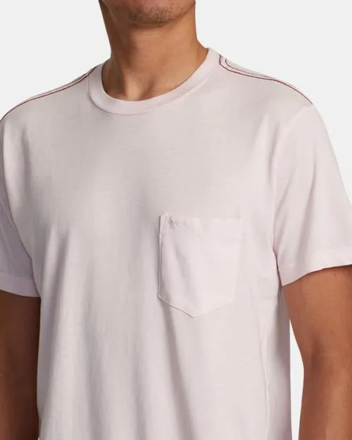 Rvca PTC II Pigment Tee Light Pink Men Short Sleeves