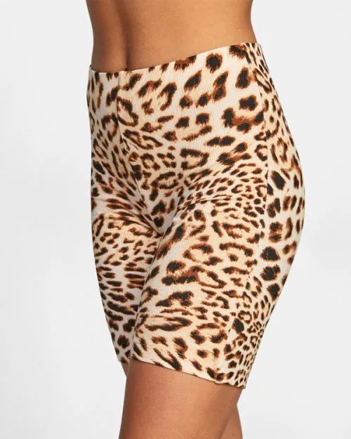 Rvca Push It Bike Shorts Light Brown Women Shorts and Skirts