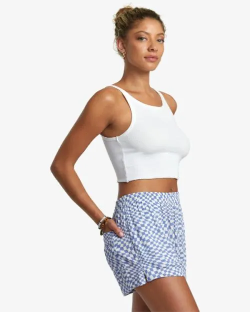 Rvca Slide Tank Top Whisper White Women Tops