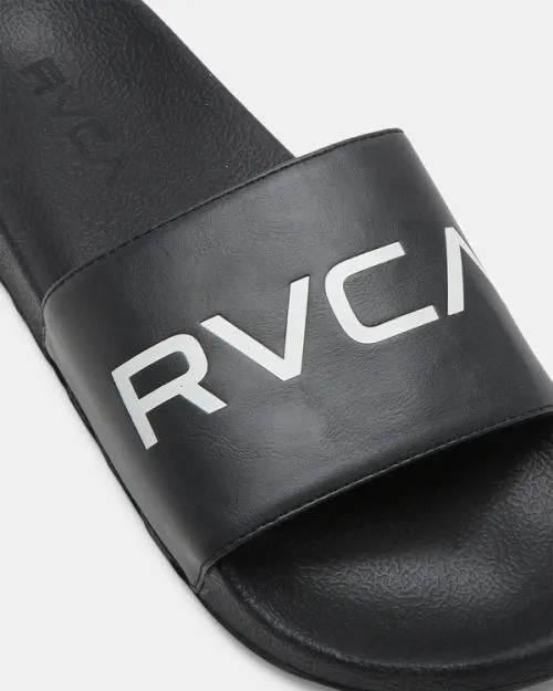 Rvca Sport Slides Blackwhite SportMen Sandals