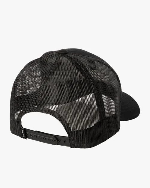 Rvca Ticket Trucker III Hat Black Black Men Hats and Beanies