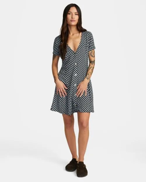 Rvca Understated Mini Dress Rvca Black Women Dresses and Rompers