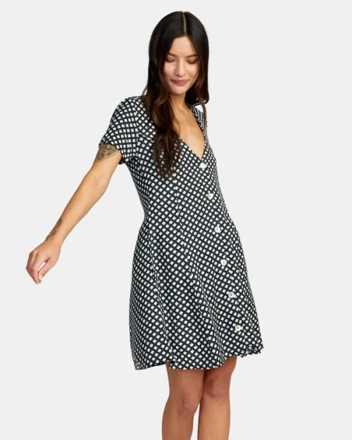 Rvca Understated Mini Dress Rvca Black Women Dresses and Rompers