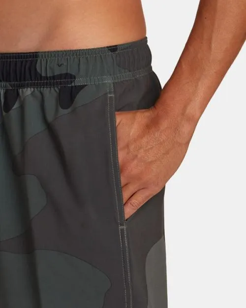 Rvca VA Elastic Waist Boardshorts 17034 Camo Men Boardshorts