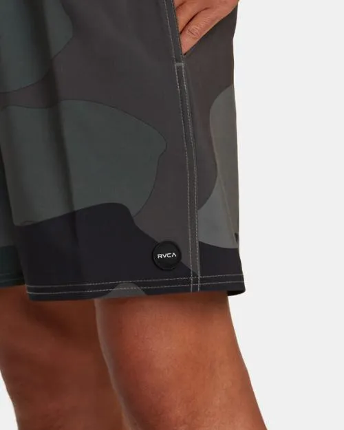Rvca VA Elastic Waist Boardshorts 17034 Camo Men Boardshorts