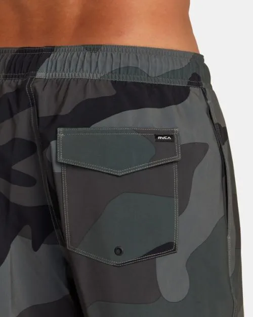Rvca VA Elastic Waist Boardshorts 17034 Camo Men Boardshorts
