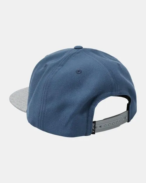 Rvca VA Patch Snapback Hat Slate Men Hats and Beanies
