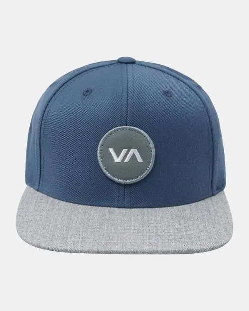 Rvca VA Patch Snapback Hat Slate Men Hats and Beanies
