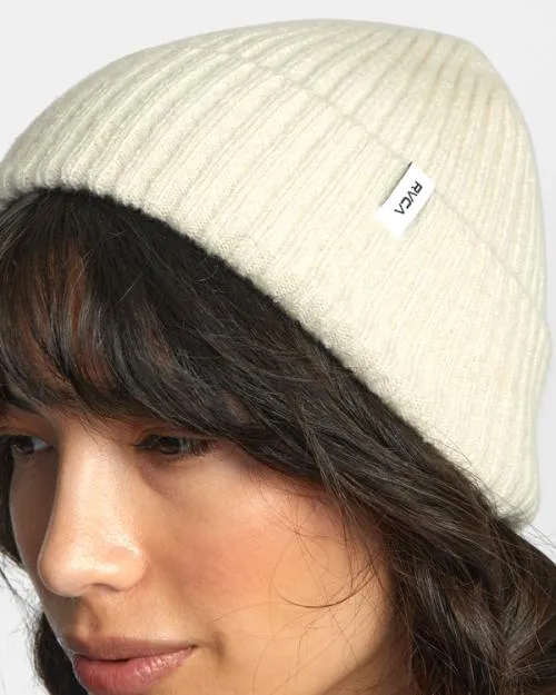 Rvca Warm Eyes Beanie Latte Women Hats