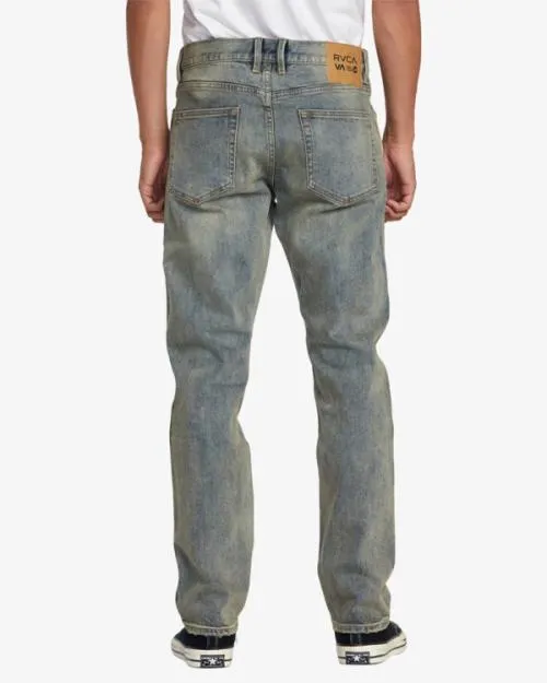 Rvca Weekend ANP Denim Jeans Dark Vintage Men Denim