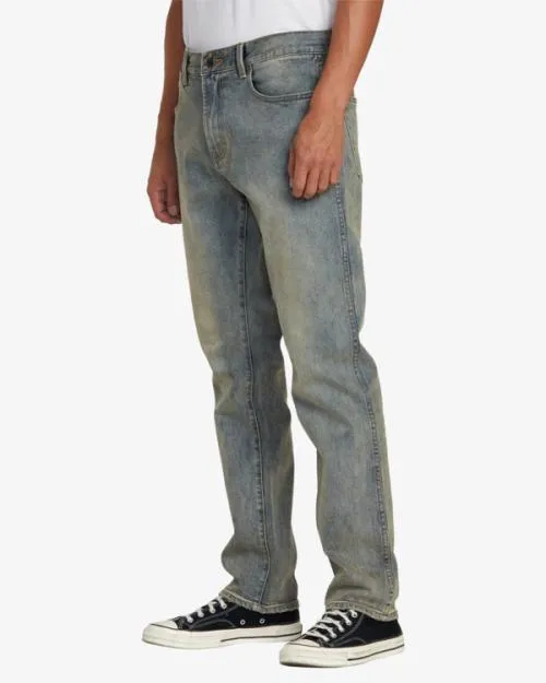 Rvca Weekend ANP Denim Jeans Dark Vintage Men Denim