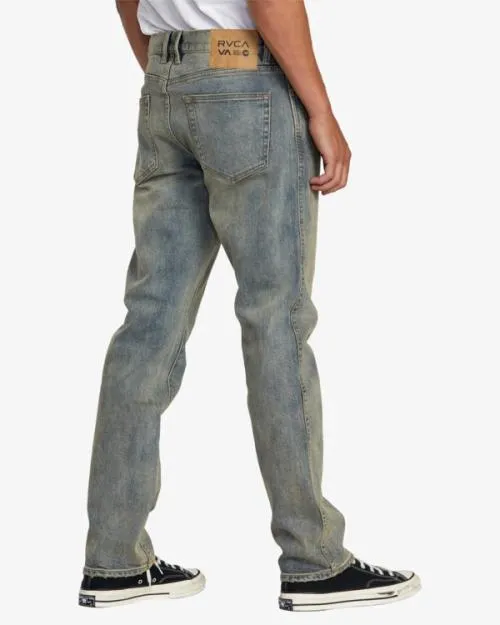 Rvca Weekend ANP Denim Jeans Dark Vintage Men Denim