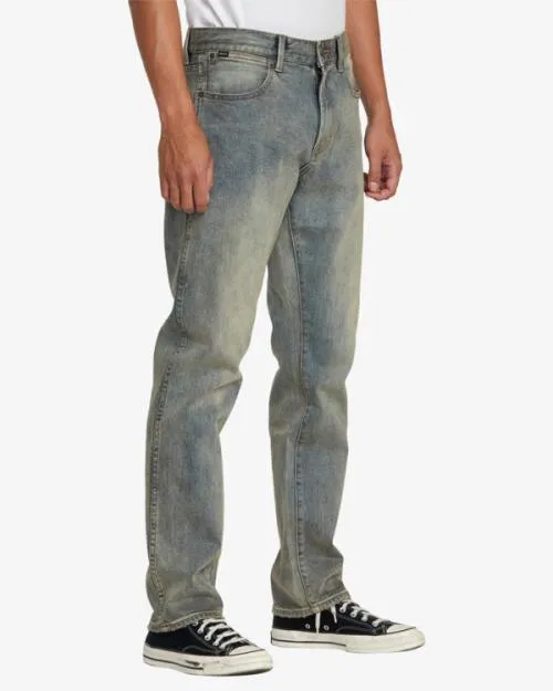 Rvca Weekend ANP Denim Jeans Dark Vintage Men Denim