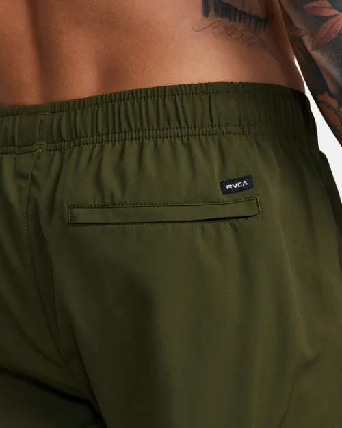 Rvca YOGGER IV ATHLETIC SHORTS 17034 Olive Men Athletic Shorts