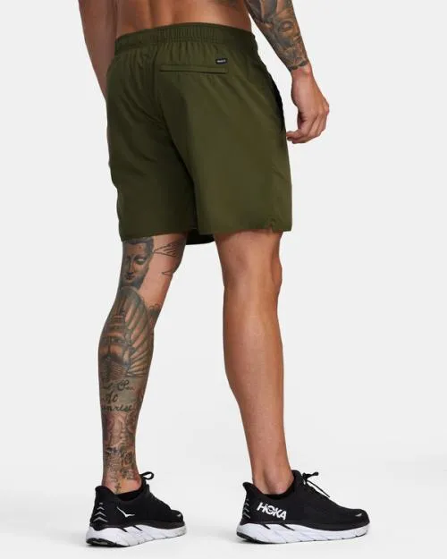 Rvca YOGGER IV ATHLETIC SHORTS 17034 Olive Men Athletic Shorts