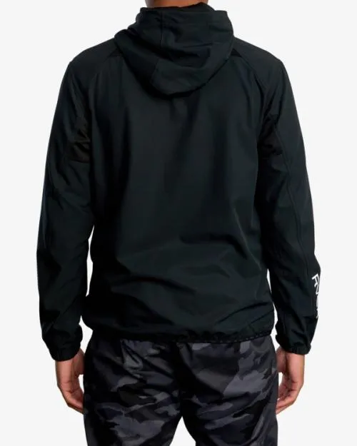Rvca Yogger ZipUp Hooded Jacket II Black SportMen Jackets