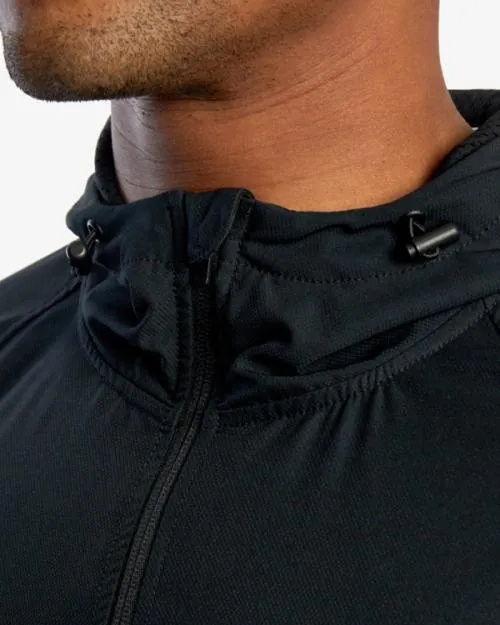 Rvca Yogger ZipUp Hooded Jacket II Black SportMen Jackets