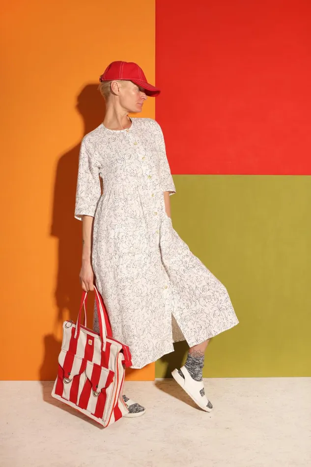 Sammy Dress Squiggle Print WomensShop LF Markey Dresses