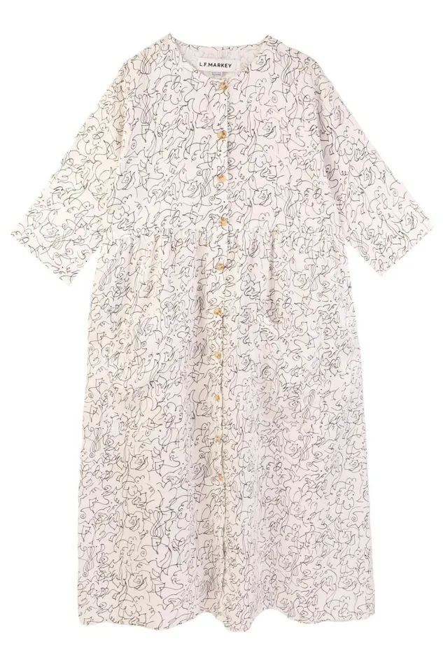 Sammy Dress Squiggle Print WomensShop LF Markey Dresses