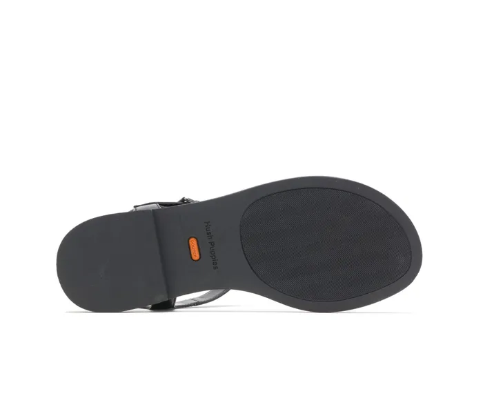 Sandals Lexi Toepost Black Leather 8211 Hush Puppies Women