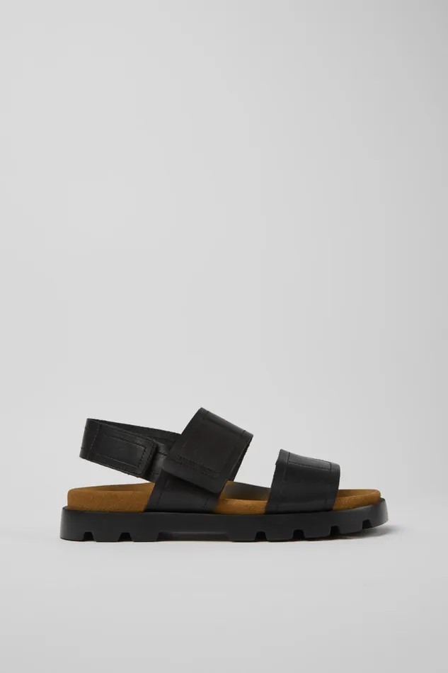 Sandals Men Camper Brutus Sandal Black Leather Sandals Sandals Men Camper Brutus Sandal Black Leather Sandals