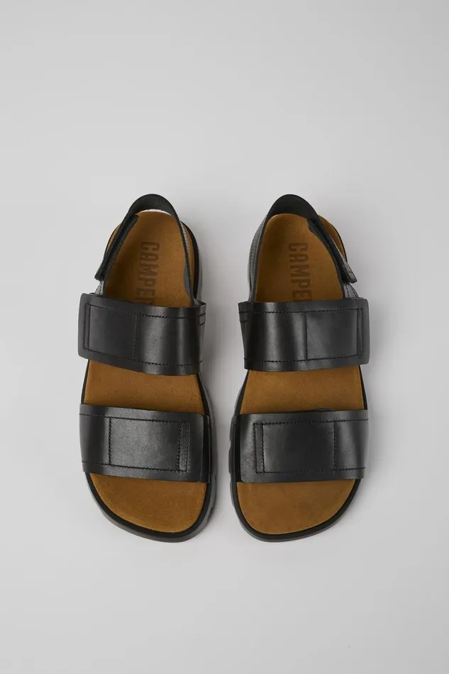 Sandals Men Camper Brutus Sandal Black Leather Sandals Sandals Men Camper Brutus Sandal Black Leather Sandals