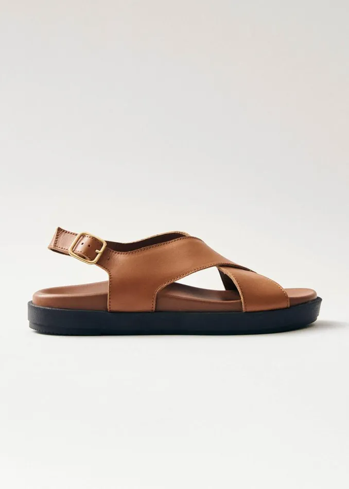 Sandals Women ALOHAS Nico Tan Leather Sandals