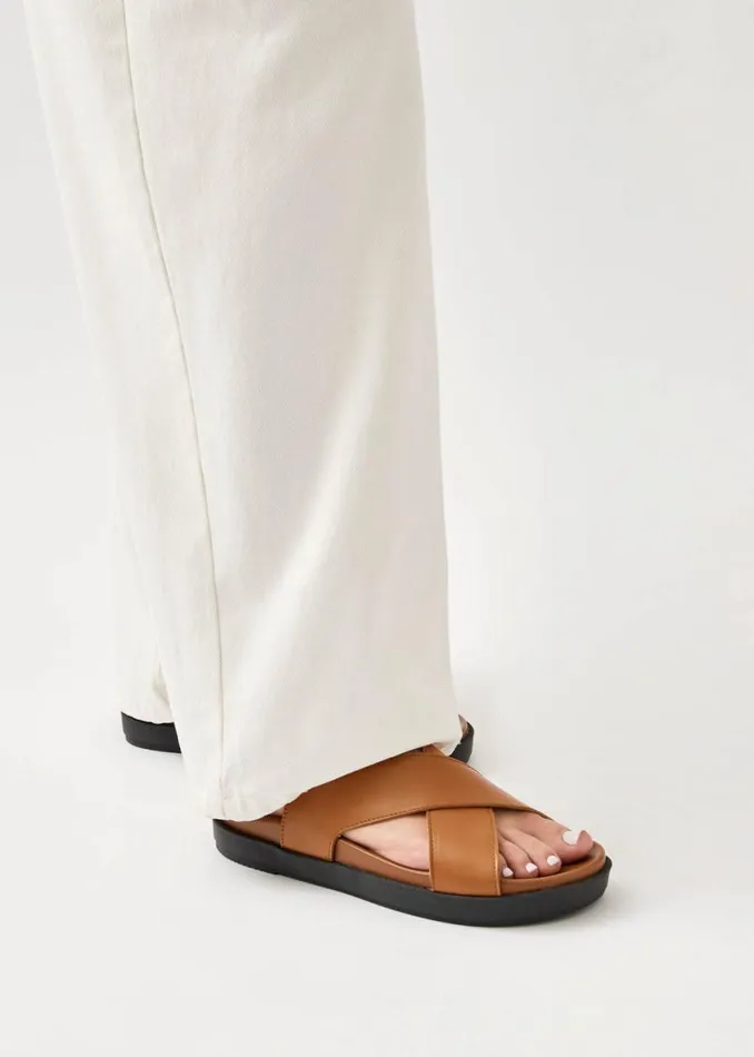 Sandals Women ALOHAS Nico Tan Leather Sandals