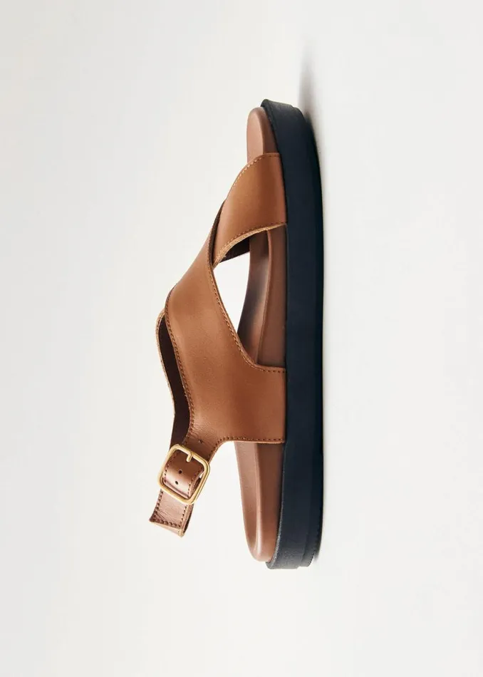 Sandals Women ALOHAS Nico Tan Leather Sandals