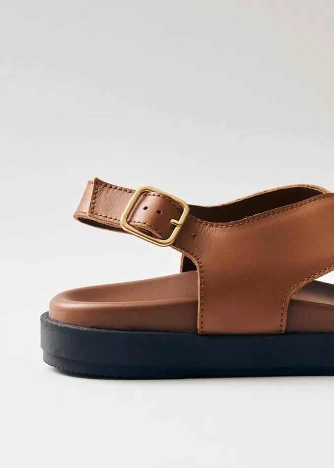 Sandals Women ALOHAS Nico Tan Leather Sandals
