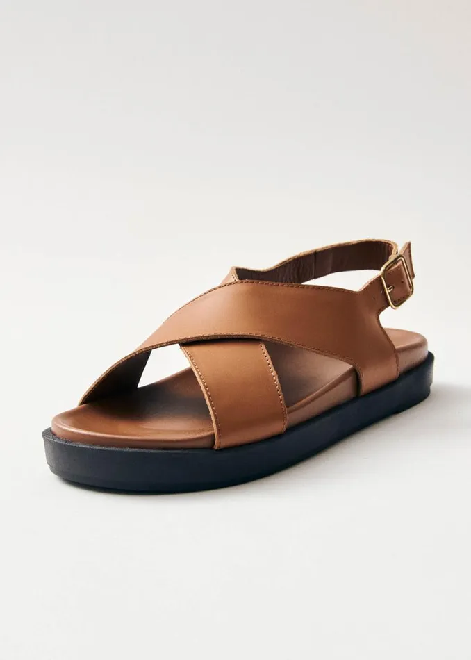 Sandals Women ALOHAS Nico Tan Leather Sandals