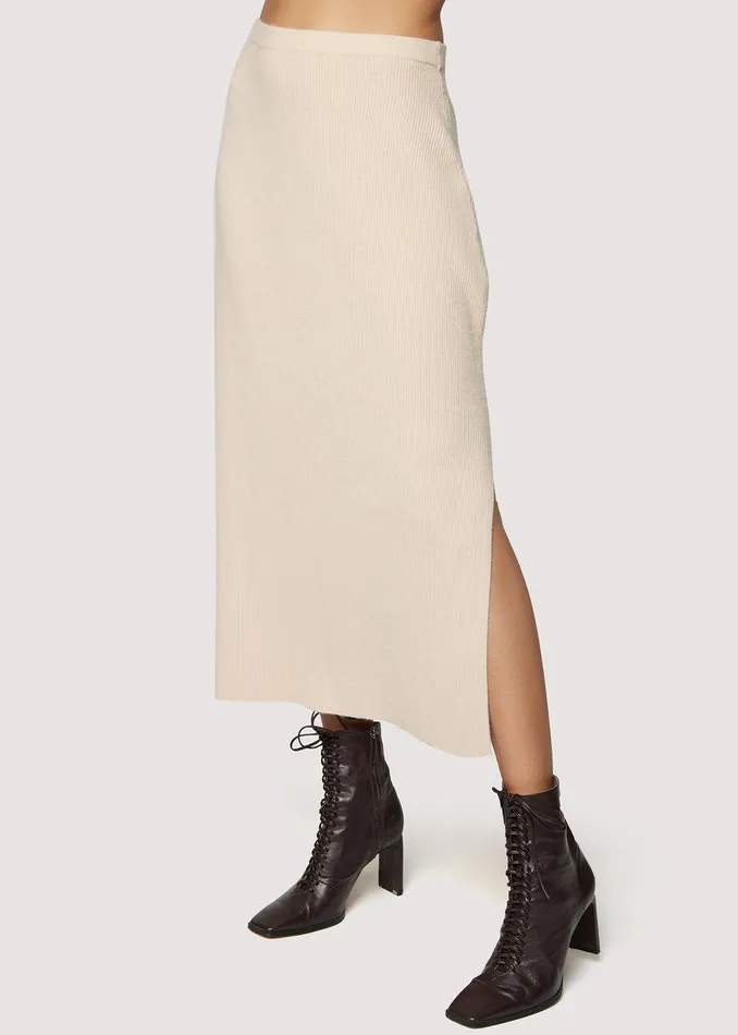 Sandy Rock Midi Skirt Sand Women Lost Wander Skirts
