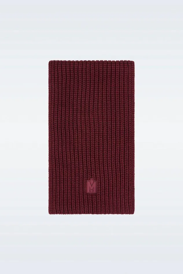 Scarves Men Mackage NELL Rectangular Merino Wool Scarf Neon