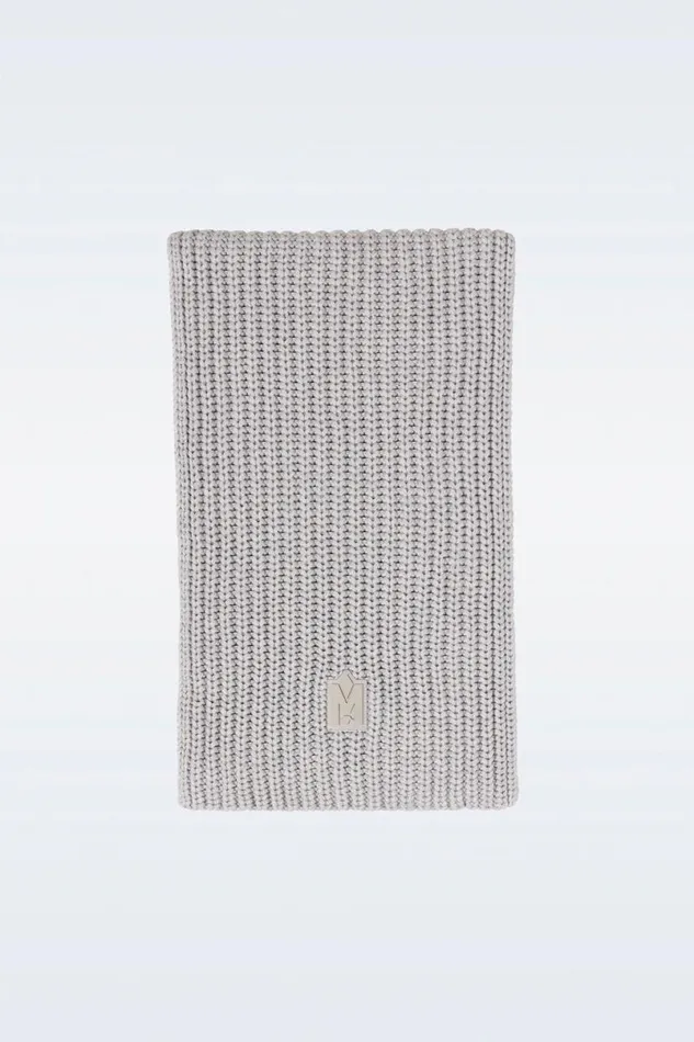 Scarves Men Mackage NELL Rectangular Merino Wool Scarf Neon