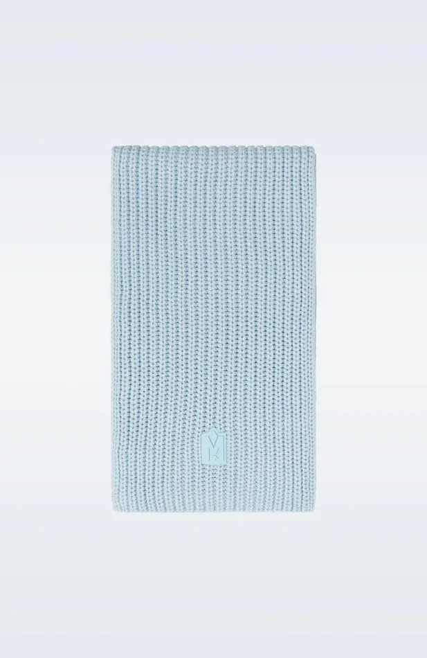 Scarves Men Mackage NELL Rectangular Merino Wool Scarf Neon