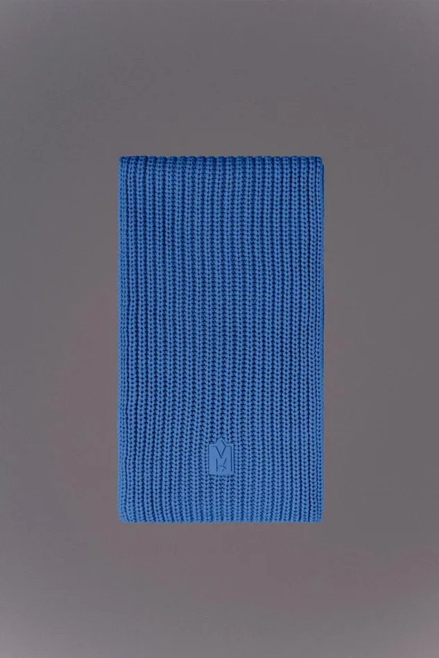 Scarves Men Mackage NELL Rectangular Merino Wool Scarf Neon