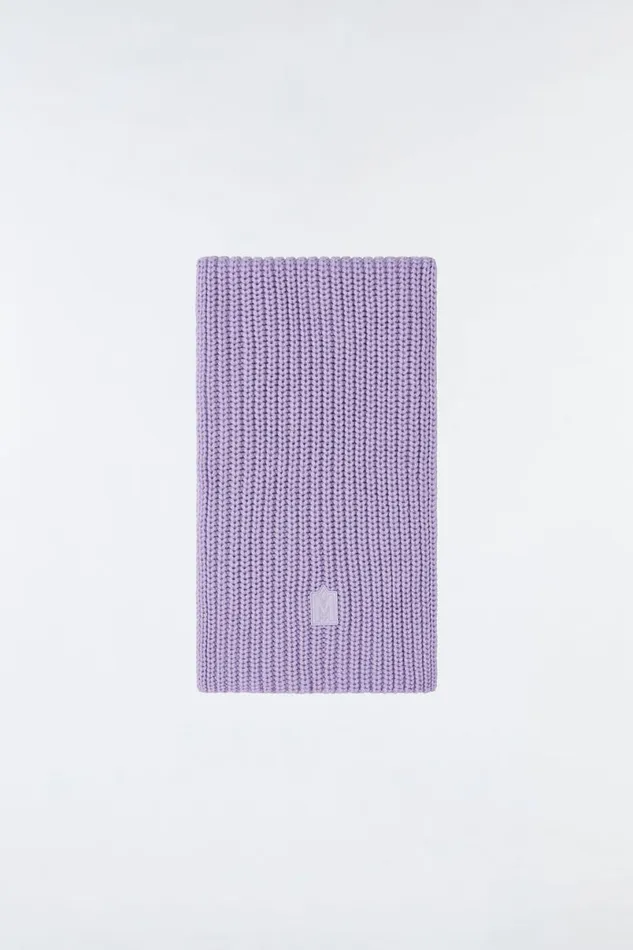 Scarves Men Mackage NELL Rectangular Merino Wool Scarf Neon