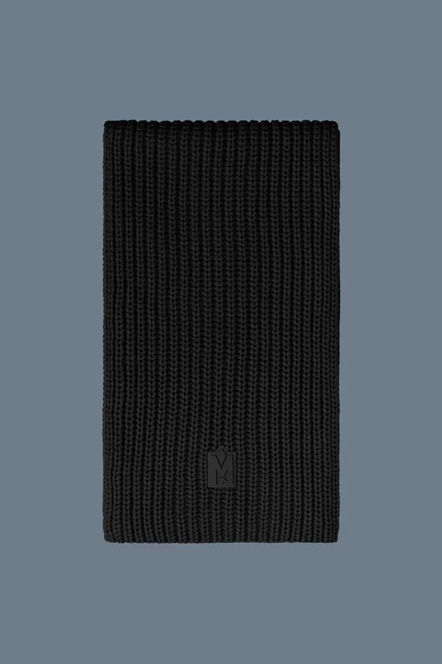 Scarves Men Mackage NELL Rectangular Merino Wool Scarf Neon