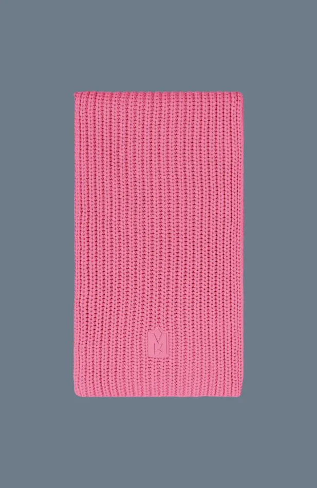 Scarves Men Mackage NELL Rectangular Merino Wool Scarf Neon