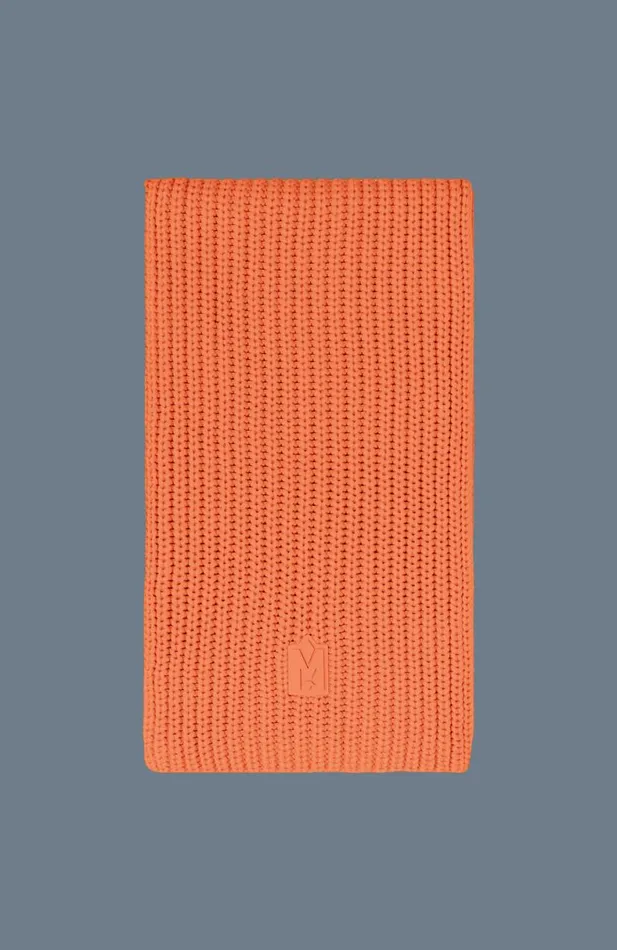 Scarves Men Mackage NELL Rectangular Merino Wool Scarf Neon
