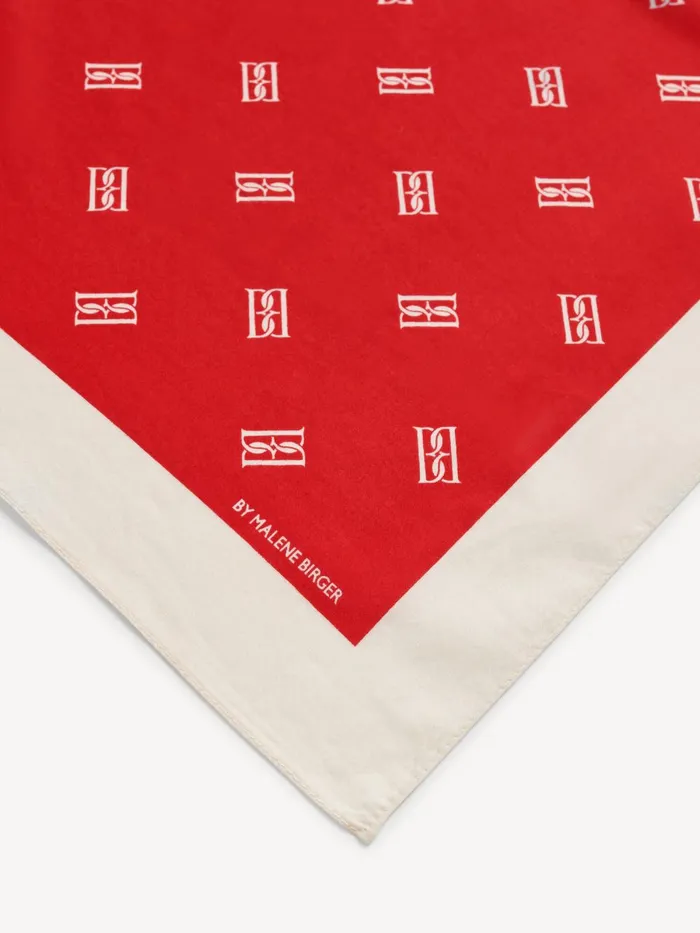 Scarves Women By Malene Birger Cialos Cotton Scarf Dark Chilli