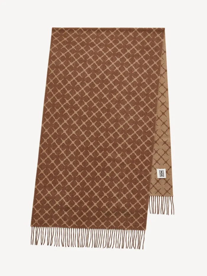 Scarves Women By Malene Birger Ortega Cashmereblend Scarf Bison