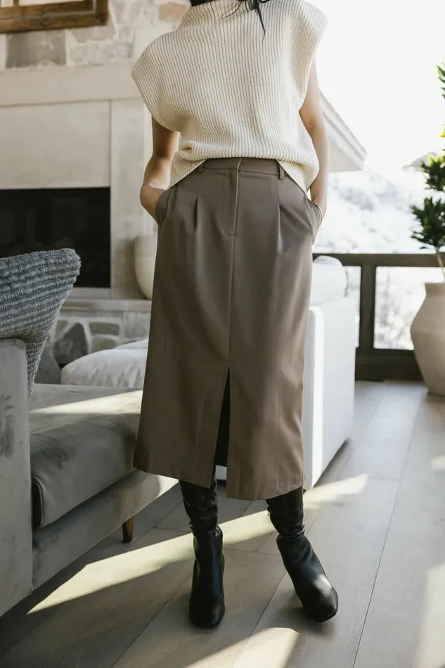 Selena Skirt Mocha Women Bohme Skirts