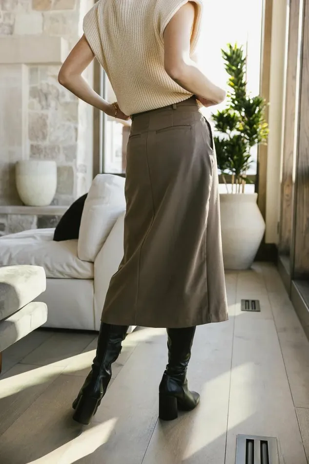Selena Skirt Mocha Women Bohme Skirts