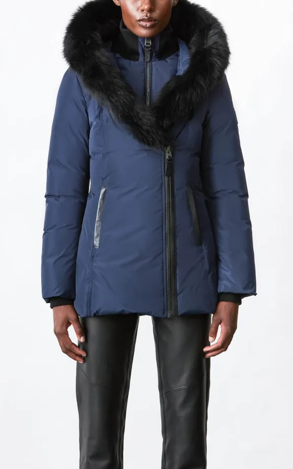 Shearling Jackets Women Mackage ADALI Down Coat With Sheepskin Signature Mackage Collar Black Shearling Jackets Women Mackage ADALI Down Coat With Sheepskin Signature Mackage Collar Black