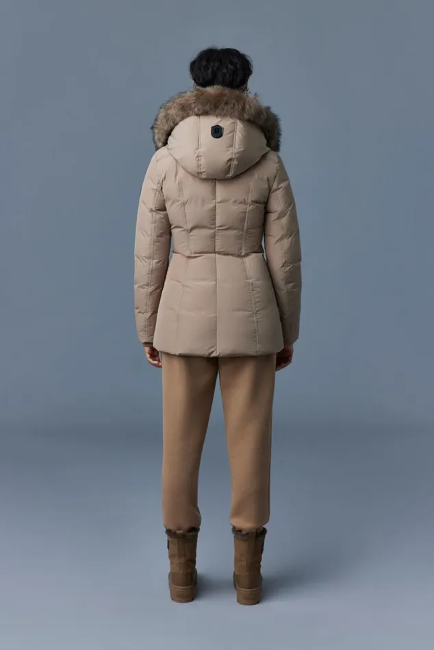 Shearling Jackets Women Mackage ADALI Down Coat With Sheepskin Signature Mackage Collar Black Shearling Jackets Women Mackage ADALI Down Coat With Sheepskin Signature Mackage Collar Black