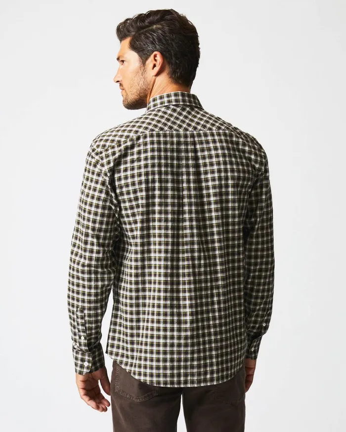 Shirting Men Billy Reid Boucle Check Tuscumbia Shirt Greenblack