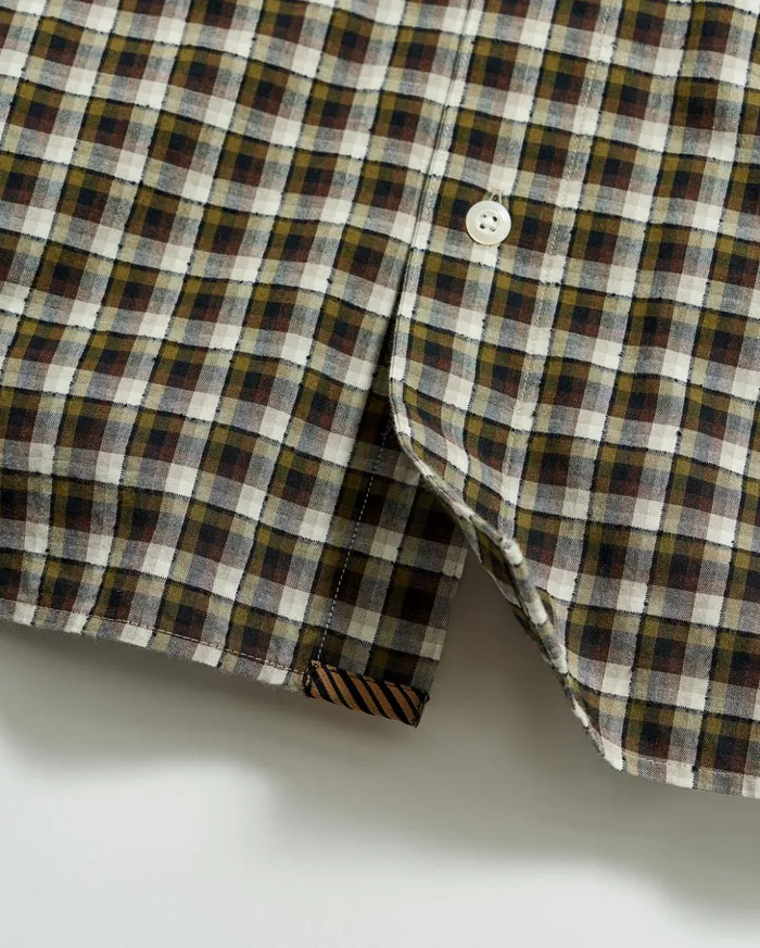 Shirting Men Billy Reid Boucle Check Tuscumbia Shirt Greenblack